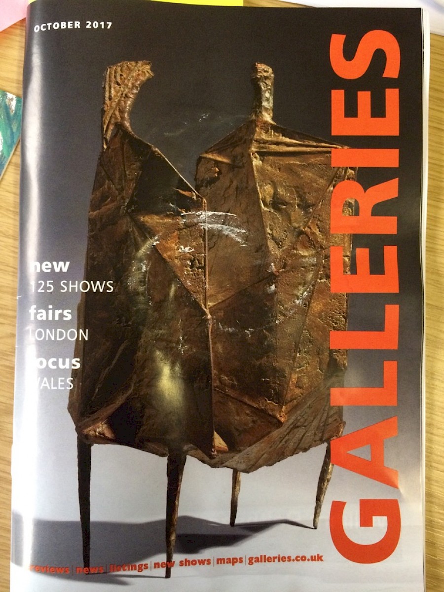 October issue of 'Galleries' publication