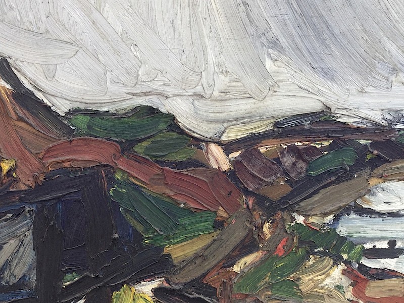 July 2020, Barton towards Milford, 1976 (Oil on Canvas)